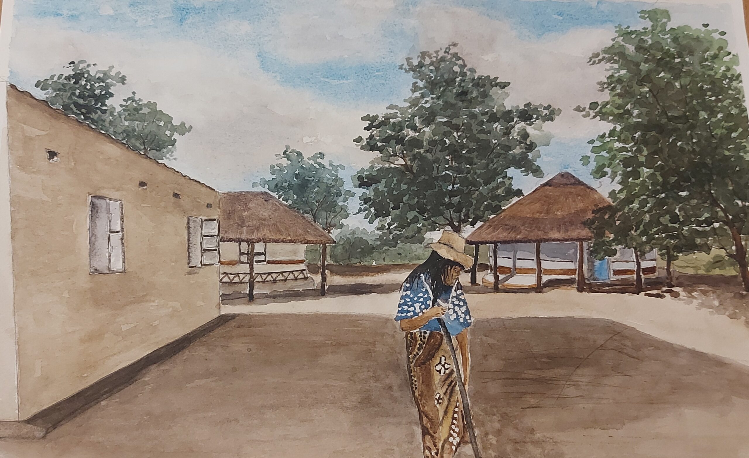 Makoti-Home Sweet home-by Fanele Sibanda (2024)-Original Painting