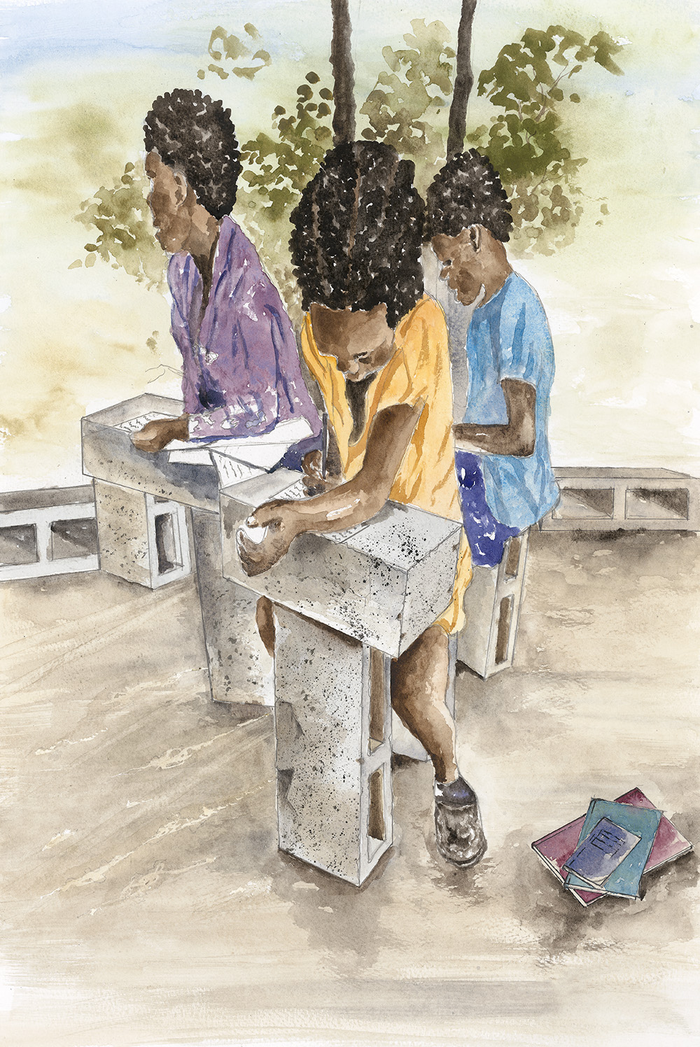 The Plight of the Girl child- 1 by Fanele Sibanda (2024)-Limited edition