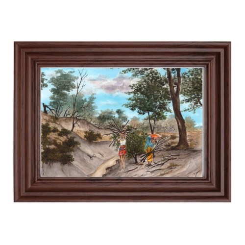 Nguni Women Gathering Firewood- by Fanele Sibanda (2025)-Limited edition - Image 4