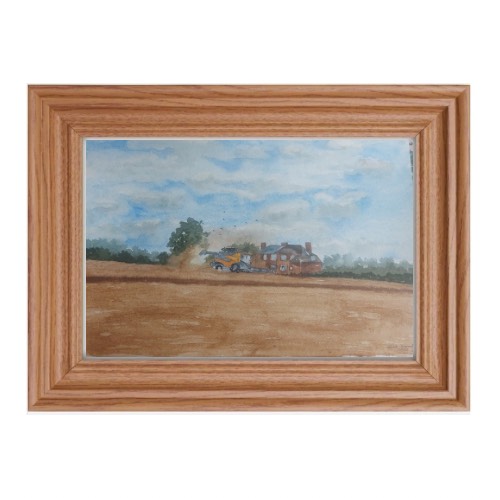 Wheat Harvesting Under the Bobbing Skies-Kent 2 by Fanele Sibanda (2023)-Limited edition - Image 3