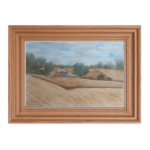 Wheat Harvesting Under the Bobbing Skies-Kent 1 by Fanele Sibanda (2023)-Limited edition - Image 3