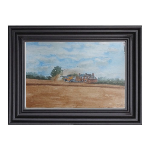 Wheat Harvesting Under the Bobbing Skies-Kent 2 by Fanele Sibanda (2023)-Limited edition - Image 4