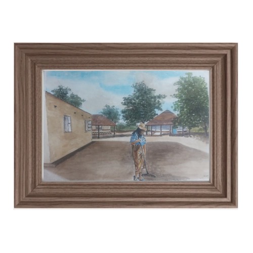 Makoti-Home Sweet home-by Fanele Sibanda (2024)-Original Painting - Image 4