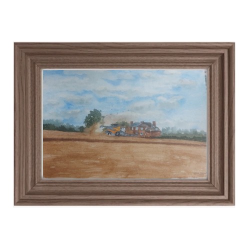 Wheat Harvesting Under the Bobbing Skies-Kent 2 by Fanele Sibanda (2023)-Limited edition - Image 5