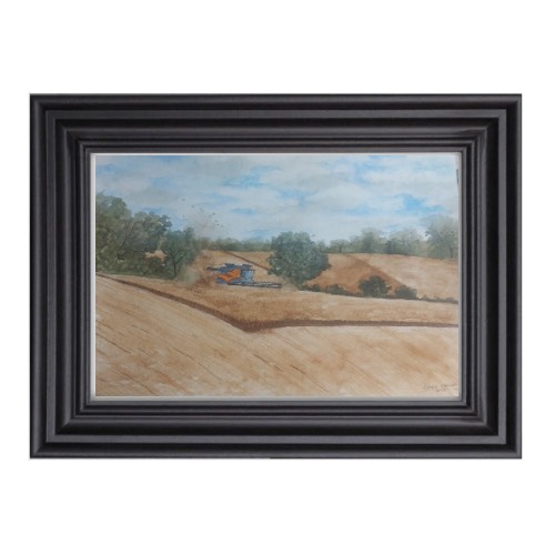 Wheat Harvesting Under the Bobbing Skies-Kent 1 by Fanele Sibanda (2023)-Limited edition - Image 4