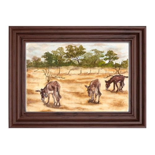 Three Brothers (Charlie, Jack & Speed) by Fanele Sibanda (2024)-Original Painting - Image 3