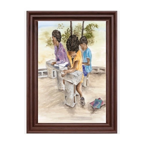 The Plight of the Girl child- 1 by Fanele Sibanda (2024)-Limited edition - Image 4