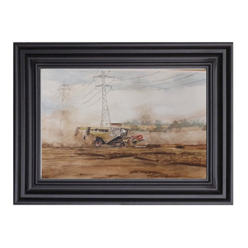 Wheat Harvesting Under the Bobbing Skies-series 4 by Fanele Sibanda (2023)-Limited edition - Image 4