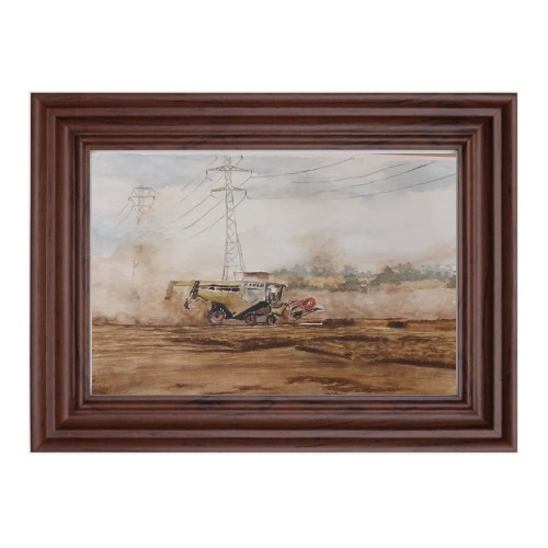 Wheat Harvesting Under the Bobbing Skies-series 4 by Fanele Sibanda (2023)-Limited edition - Image 5