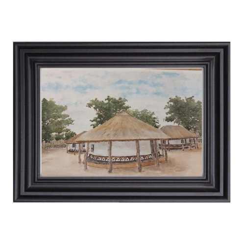 Humble Beginnings-The Artist’s Homestead-by Fanele Sibanda (2024)-Limited edition - Image 4