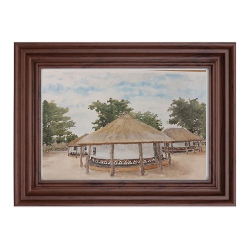 Humble Beginnings-The Artist’s Homestead-by Fanele Sibanda (2024)-Limited edition - Image 5