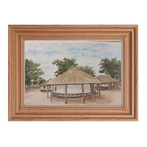 Humble Beginnings-The Artist’s Homestead-by Fanele Sibanda (2024)-Limited edition - Image 3