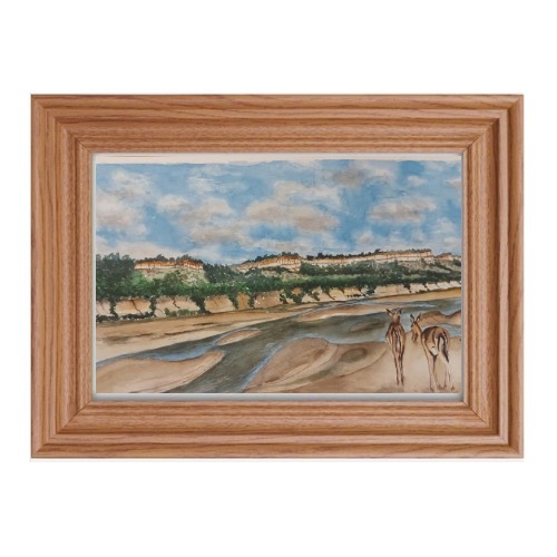 Spingboks on the Runde Riverbed 1 by Fanele Sibanda (2024)-Limited edition - Image 3