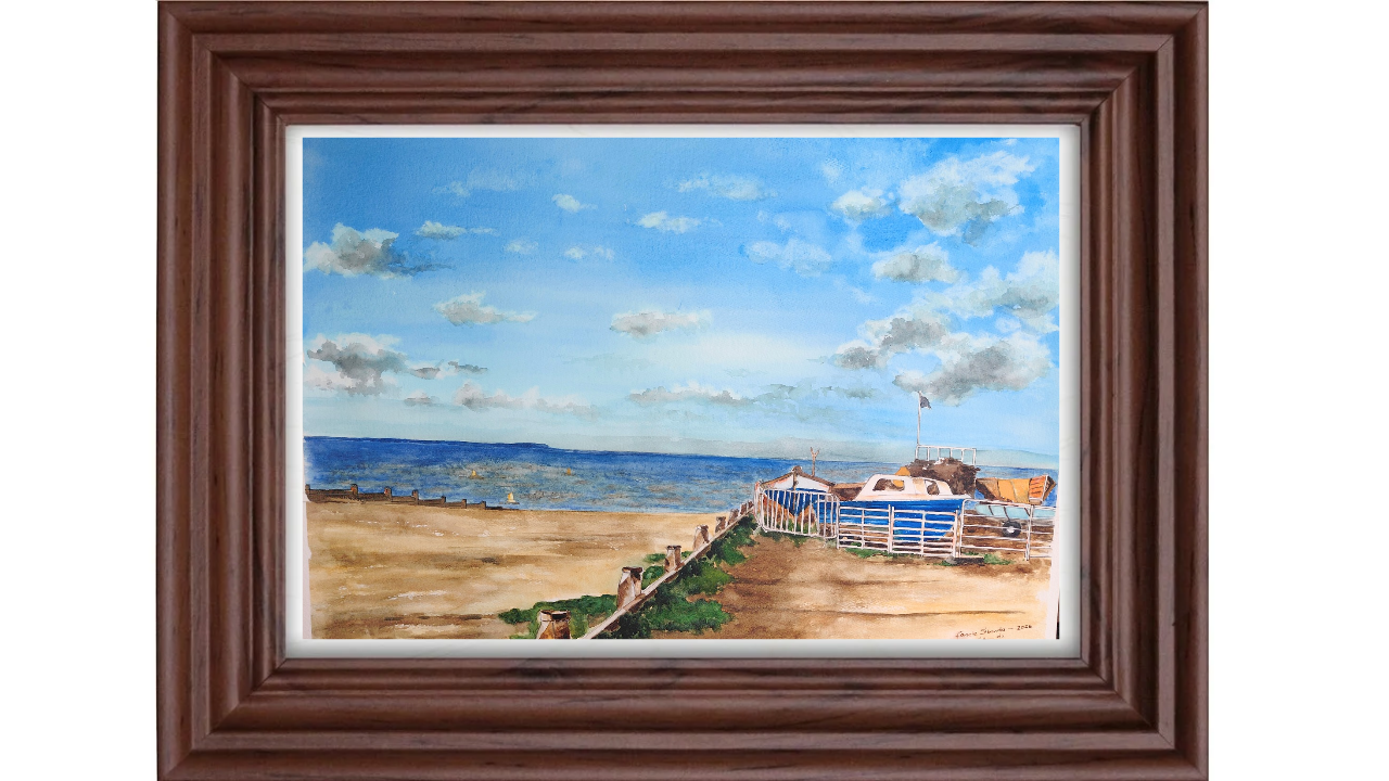 Once upon a time-Whitstable On Sea (Kent)-by Fanele Sibanda (2025)-Original Painting - Image 3