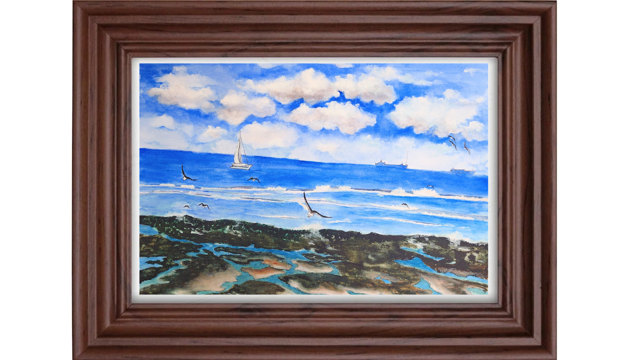 The seagulls of Margate on Sea-by Fanele Sibanda (2025)- Limited edition - Image 4