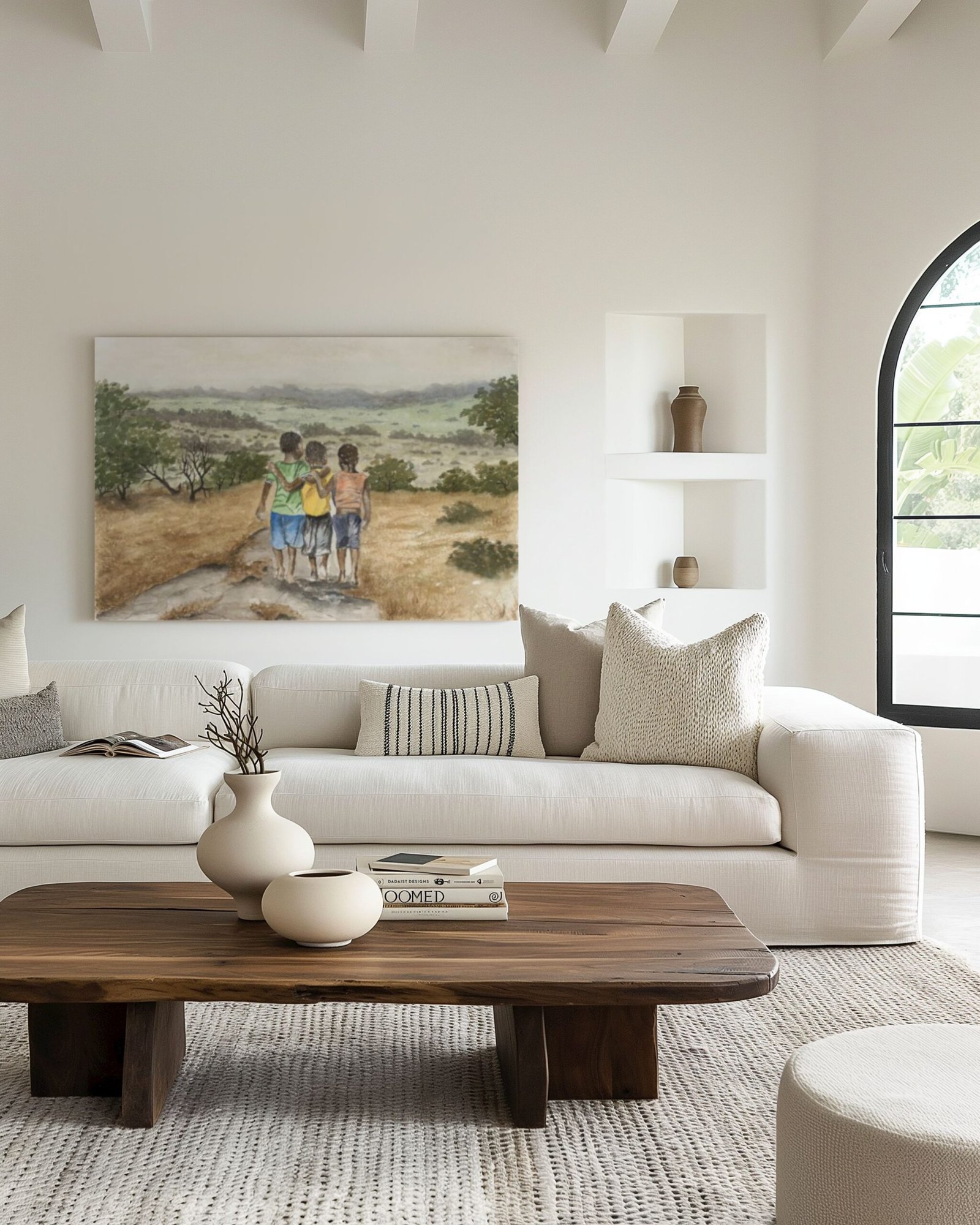 Ten Miles to School-by Fanele Sibanda (2024)-Limited edition canvas print - Image 3