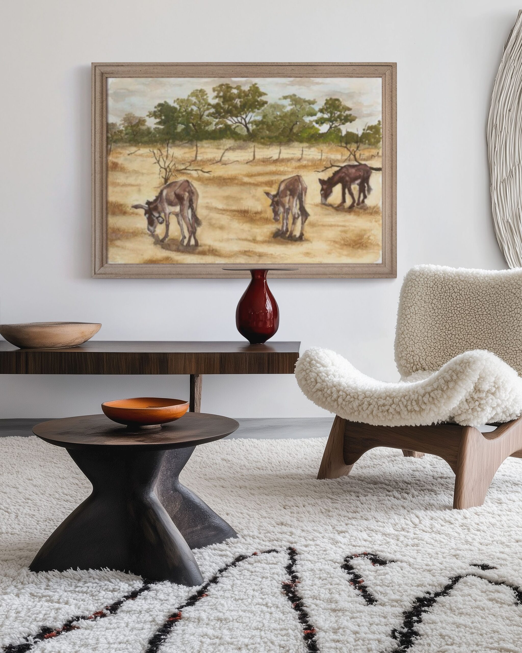 Three Brothers (Charlie, Jack & Speed) by Fanele Sibanda (2024)-Original Painting - Image 7