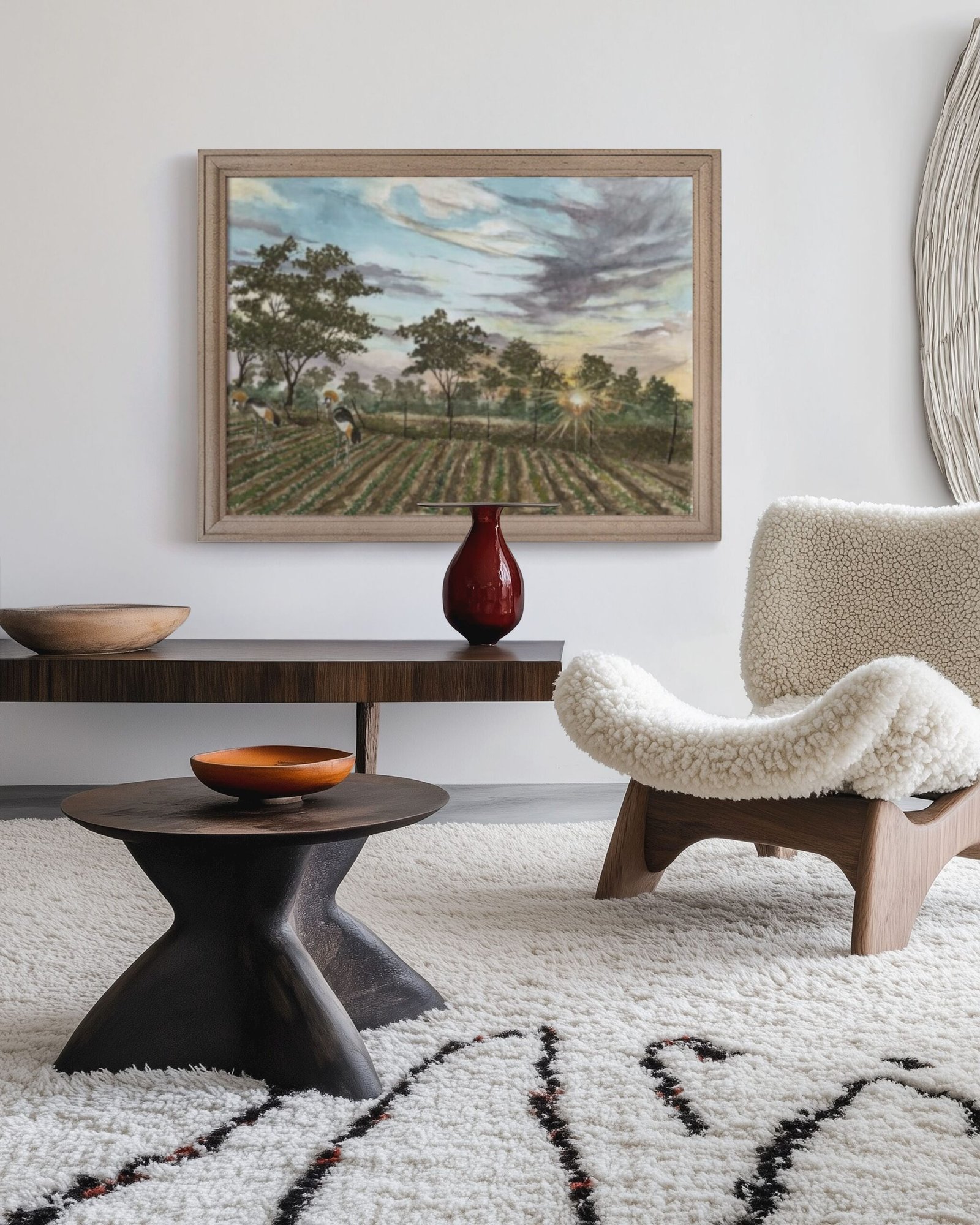 The Artist & the Crowned Cranes of 10 Acres- series 1 by Fanele Sibanda (2025)-Limited edition fine art print - Image 6
