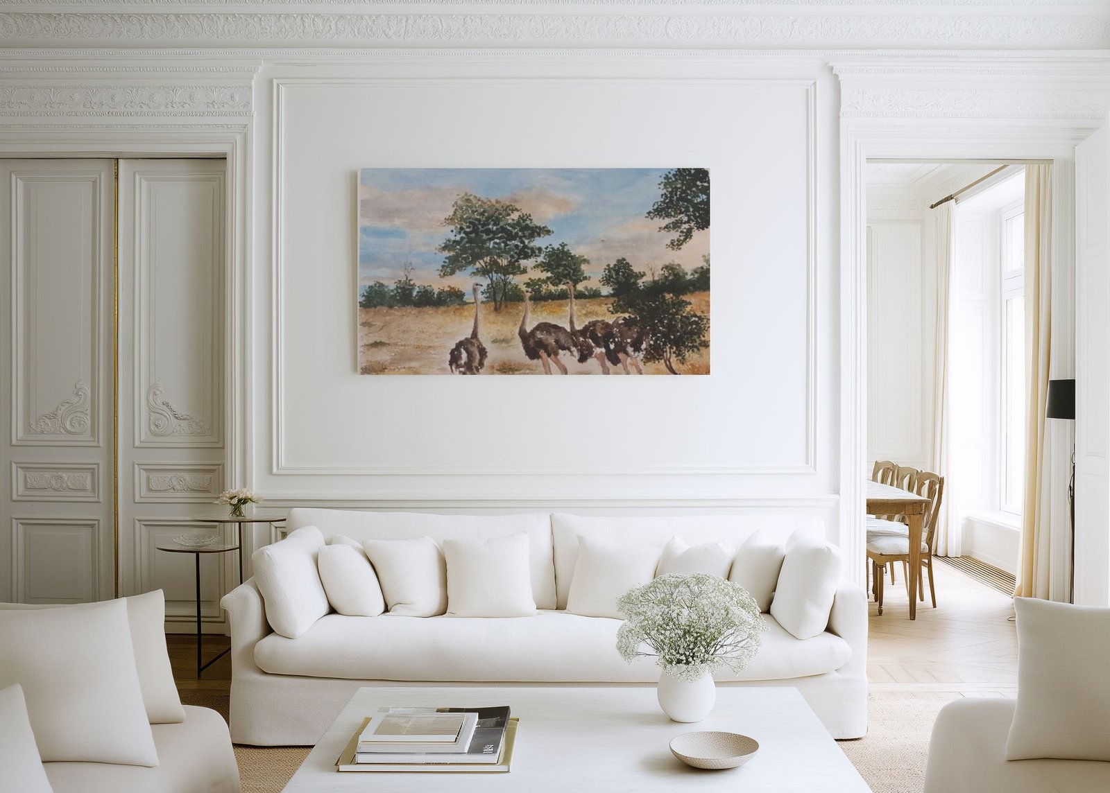 The Remaining Giants Birds of Matabeleland South 1 by Fanele Sibanda (2024)-Limited edition canvas print - Image 3