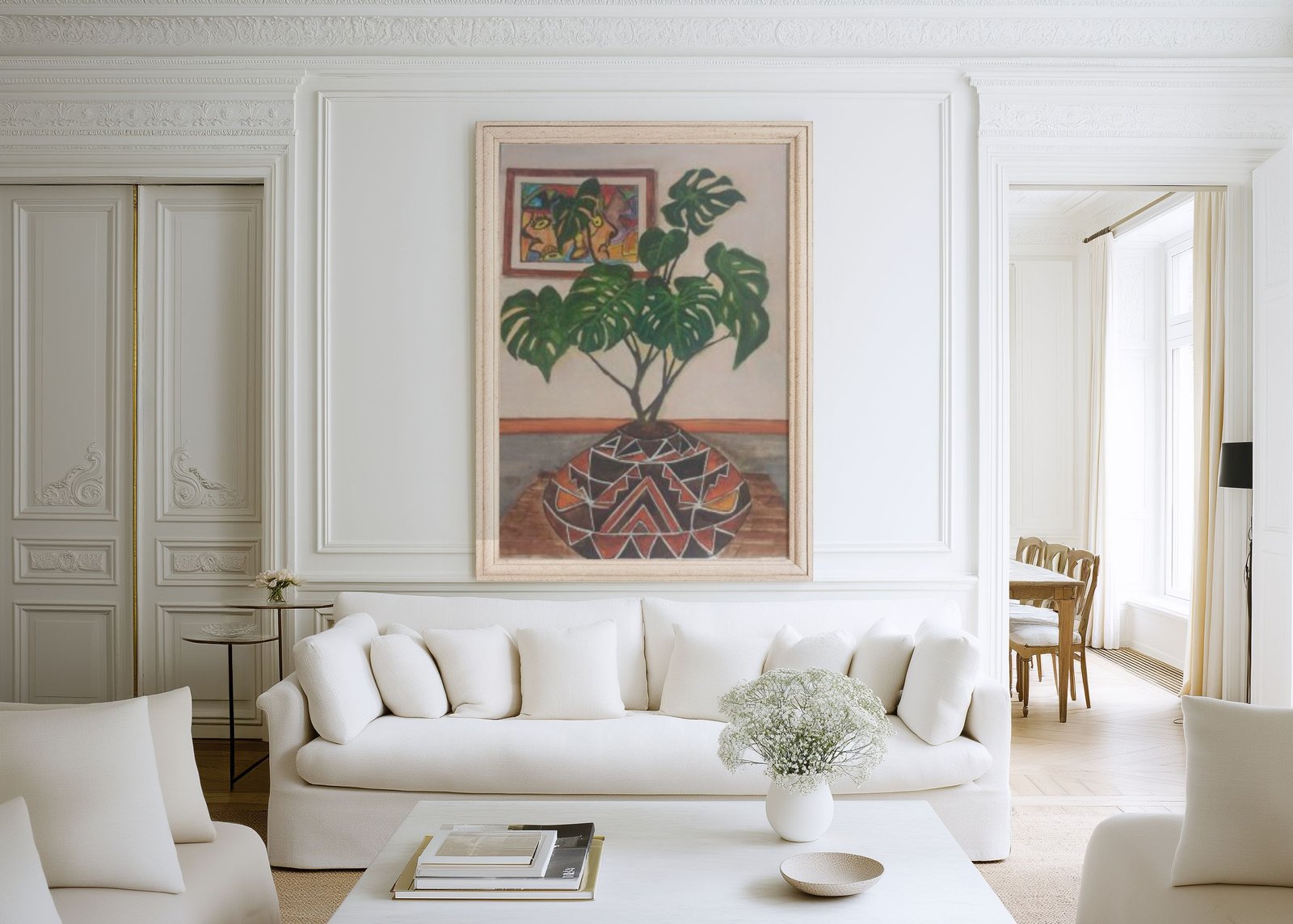 The Monstera Plant in an African Vase-by Fanele Sibanda (2022)-Limited edition fine art print - Image 7