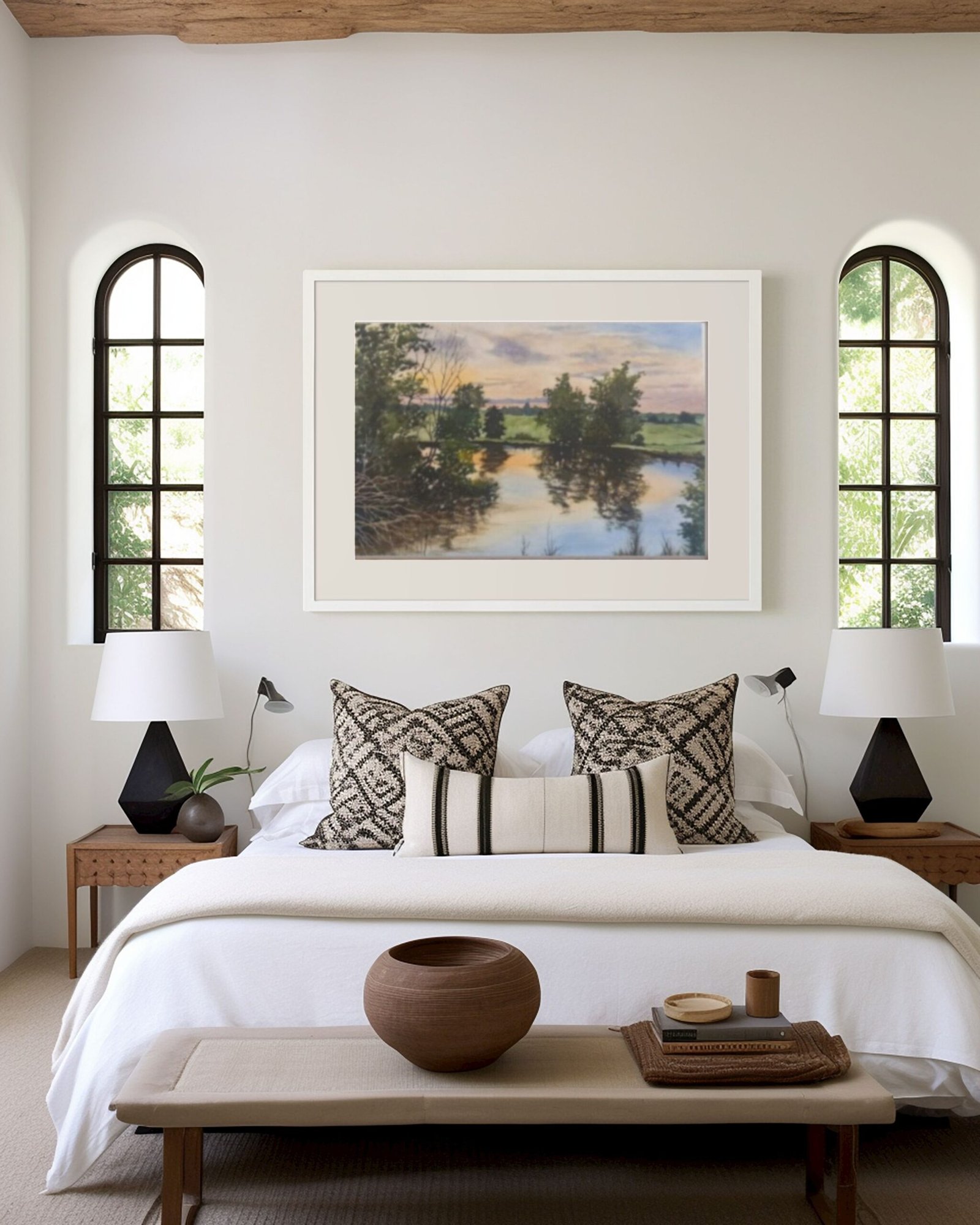 Twilight in Bobbing Village (Kent)-by Fanele Sibanda (2025)-Limited edition giclee fine art print - Image 5
