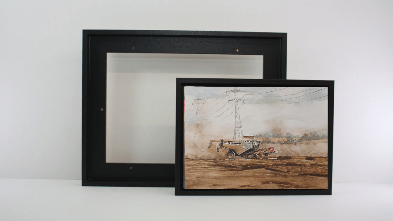 Wheat Harvesting Under the Bobbing Skies-series 4 by Fanele Sibanda (2023)-Limited edition canvas print - Image 5