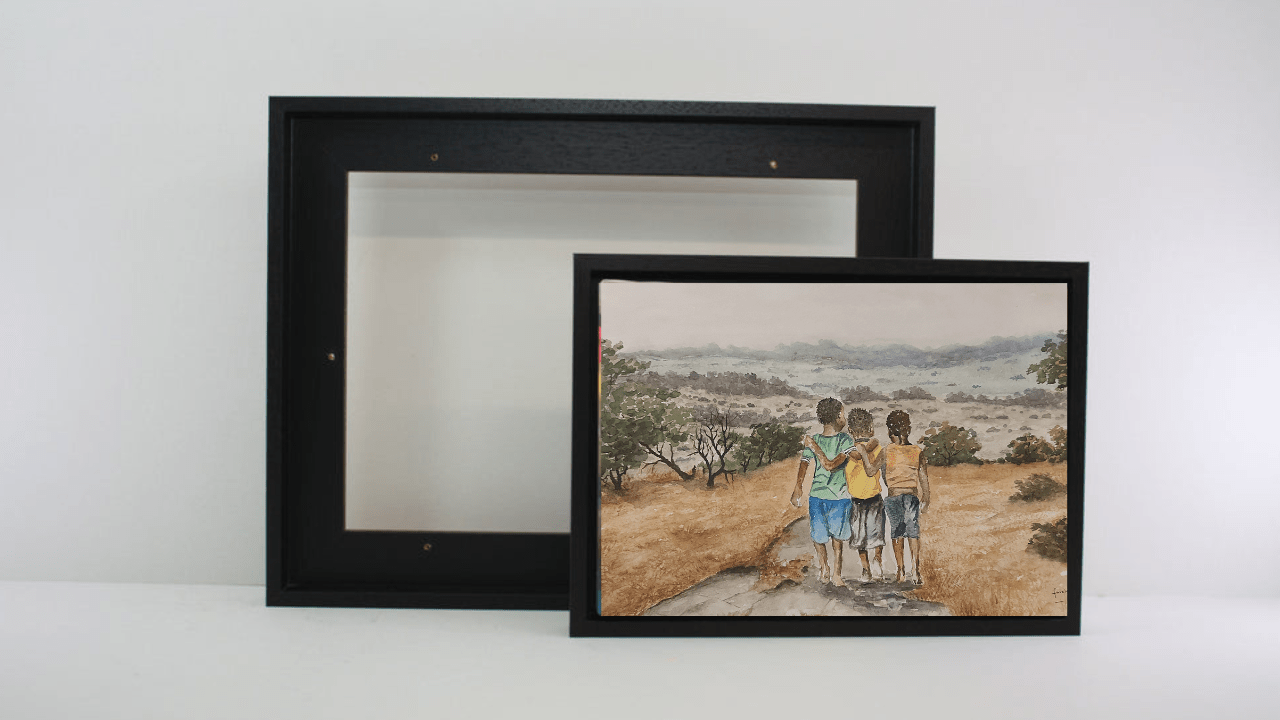 Ten Miles to School-by Fanele Sibanda (2024)-Limited edition canvas print - Image 4